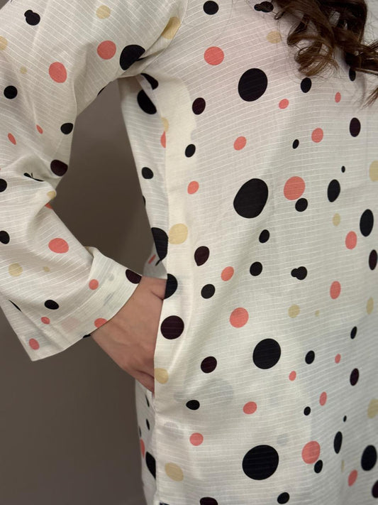 Polka Dot Kurti