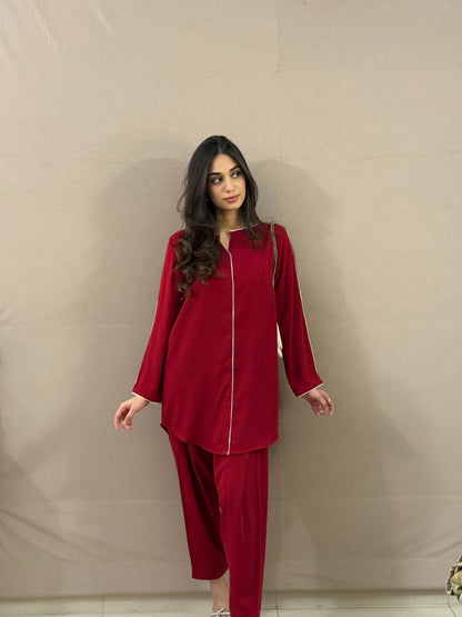 Cherry red Co-ord set